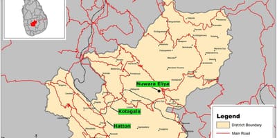 Քարտեզ riverston Շրի-Լանկա